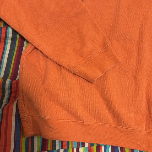 Sale Orvis  long sleeve three-quarter button size XL orange fast shipping - Picture 8 of 13